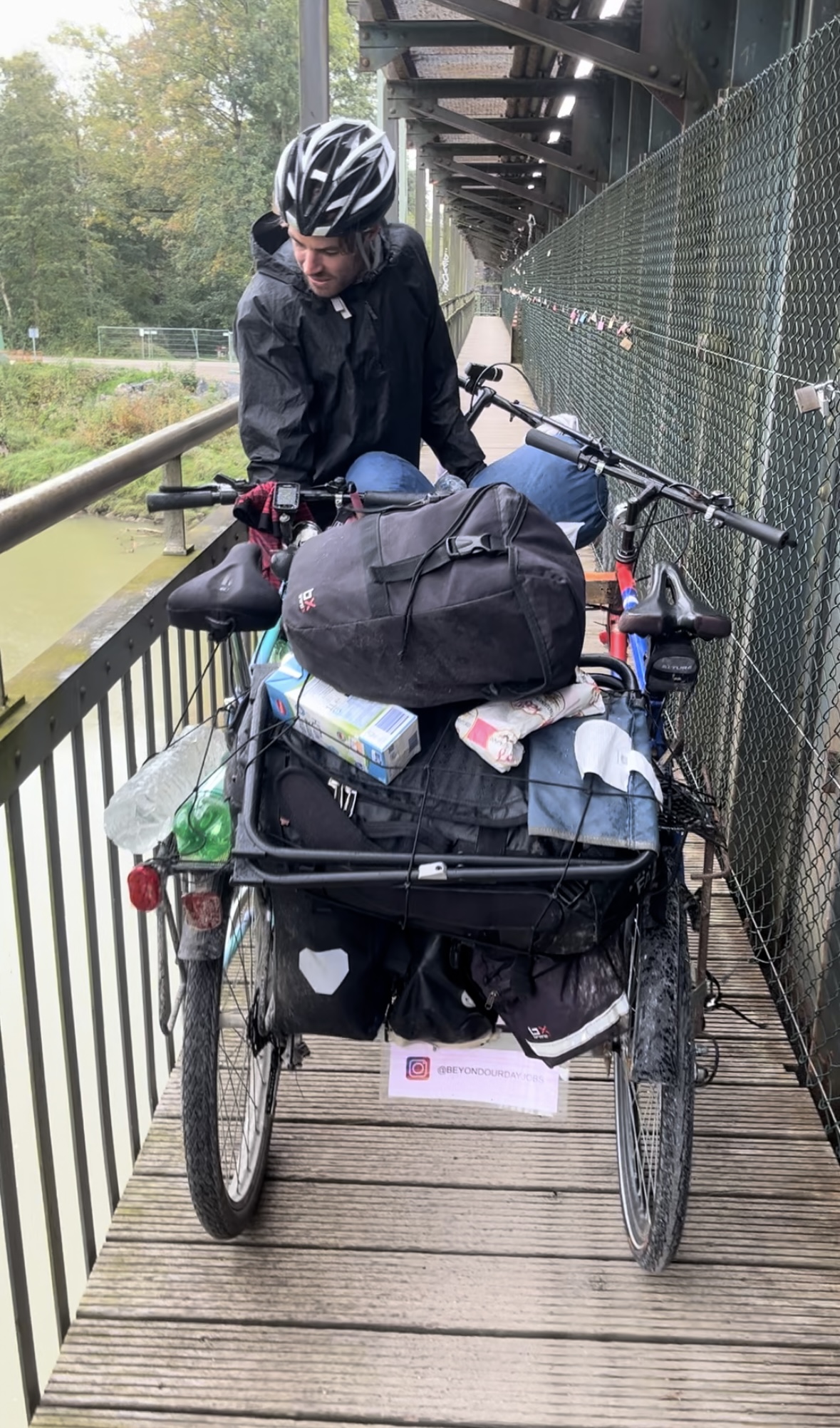 Flying into Bavaria on our new wheel, powered by some delicious treats, on day 17 – Two Guys One Trike